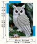 Preview: Diamond Painting Perlen Schneeeule
